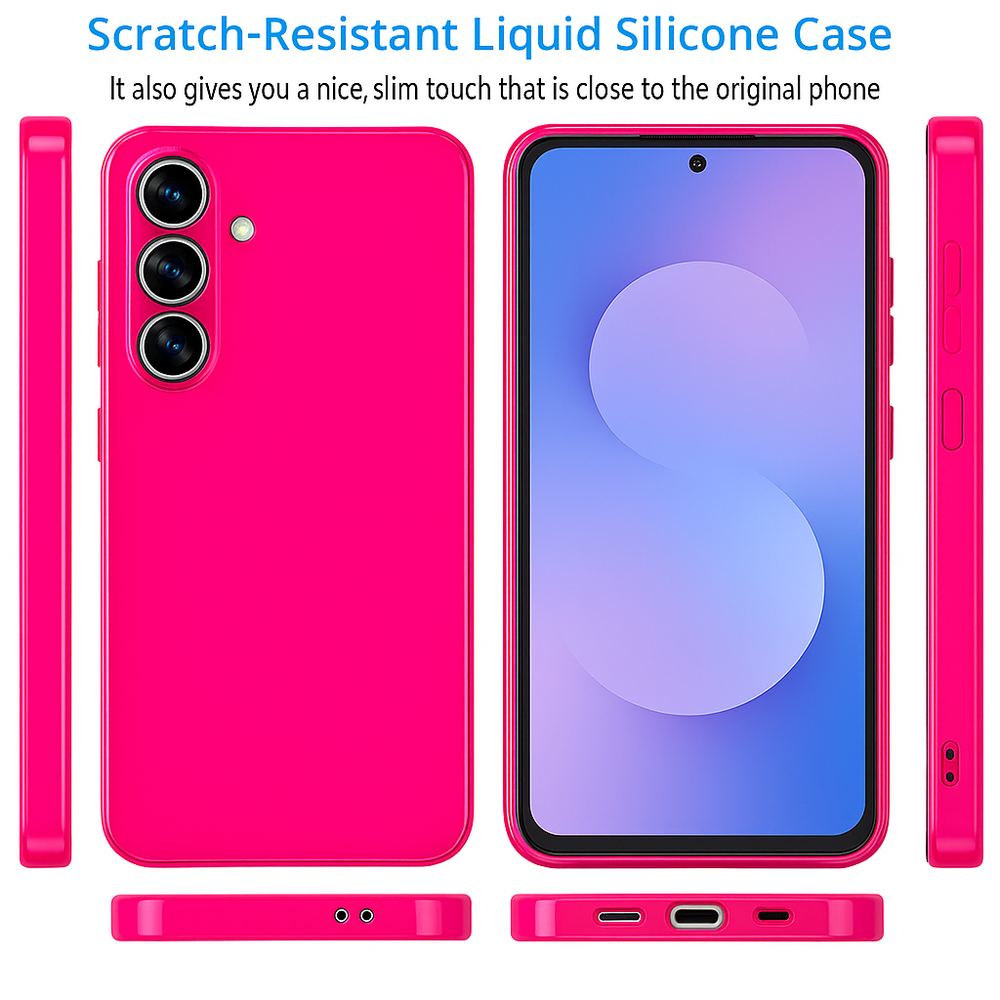 Silicone Case for Samsung Galaxy S25 FE FE - Pink