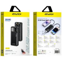 Awei PA-93 – built-in cables and ports