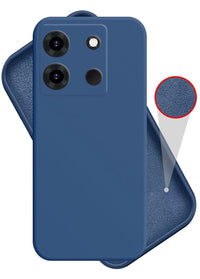 Silicone Case for Infinix Smart 7 Plus - Burgundy