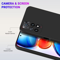 Silicone Case for Xiaomi Redmi Note 11 Pro - Black