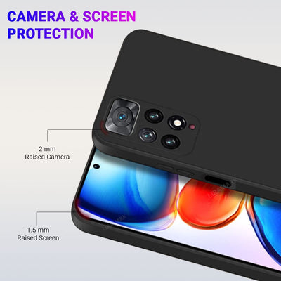 Silicone Case for Xiaomi Redmi Note 11 Pro - Black