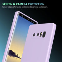 Silicone Case for Samsung Galaxy Note 8 - Purple