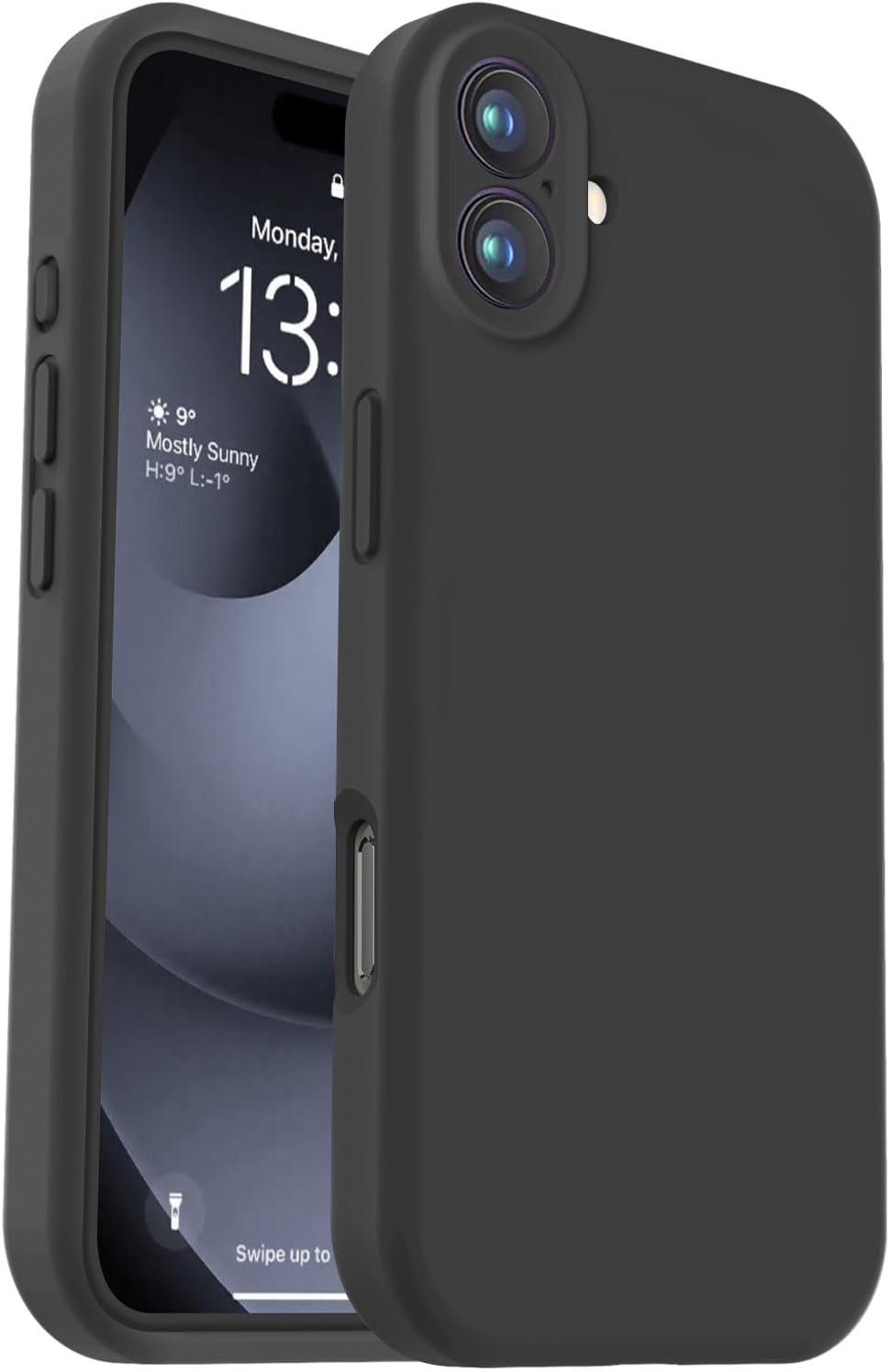 Silicone Case for Apple iPhone 17 - Black