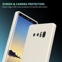Silicone Case for Samsung Galaxy Note 8 - Beige