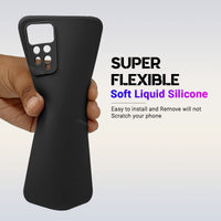 Silicone Case for Xiaomi Redmi Note 11 Pro - Black