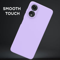 Silicone Case for OPPO A38 - Purple