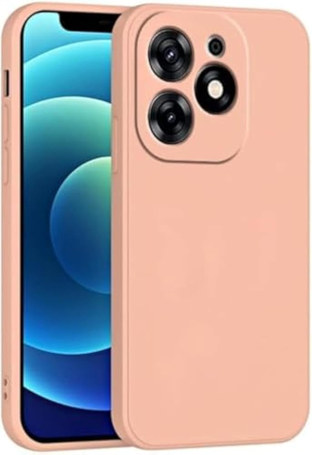 Silicone Case for Tecno Spark Go 2024 - Beige
