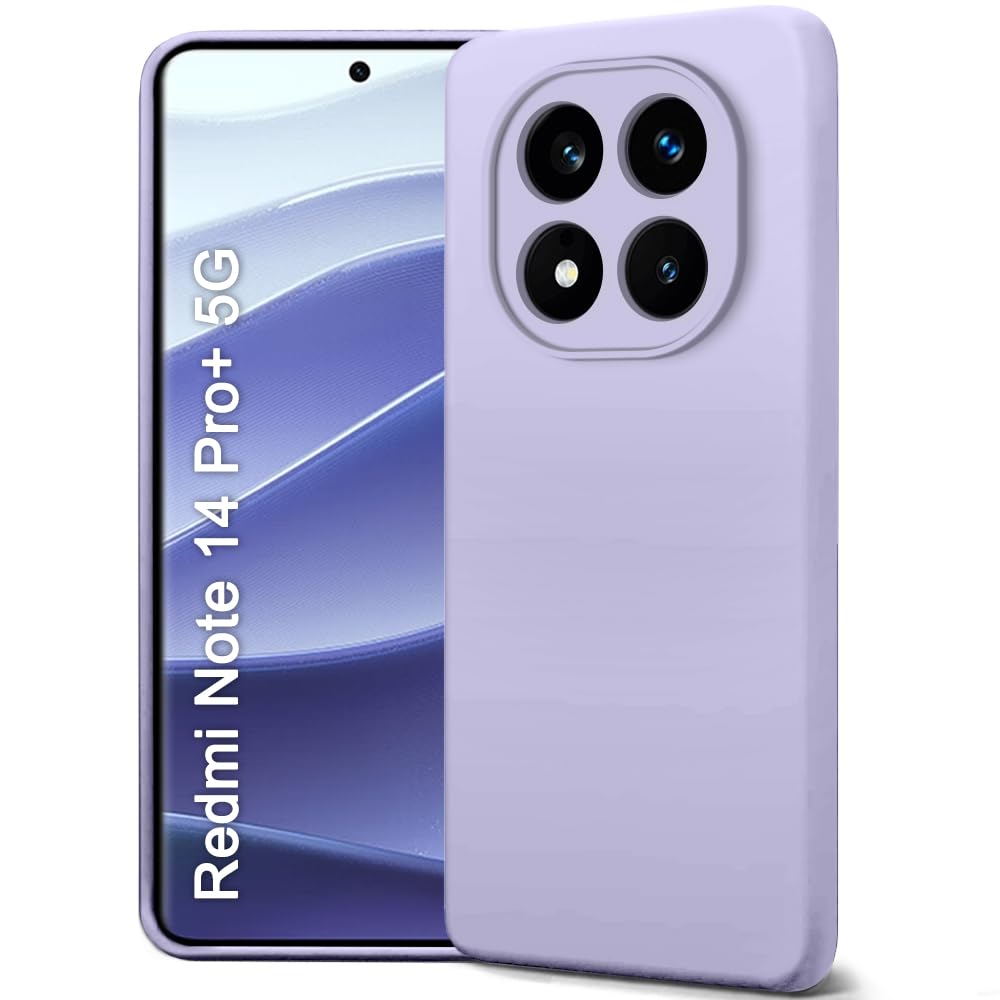 Silicone Case for Xiaomi Redmi Note 14 Pro - Purple