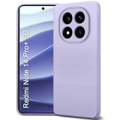 Silicone Case for Xiaomi Redmi Note 14 Pro - Purple