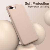 Silicone Case for Apple iPhone 7 Plus - Beige