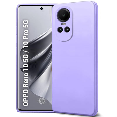 Silicone Case for OPPO Reno 10 - Purple