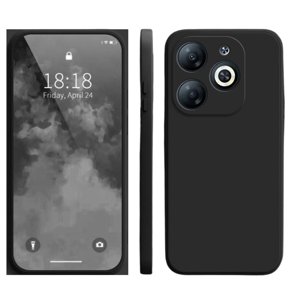 Silicone Case for Tecno Spark Go 2024 - Black