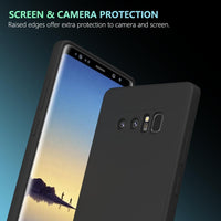 Silicone Case for Samsung Galaxy Note 8 - Black