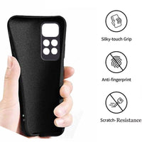 Silicone Case for Xiaomi Redmi Note 11 - Black