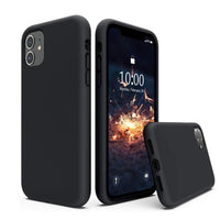 Silicone Case for Apple iPhone 12 - Black
