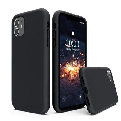 Silicone Case for Apple iPhone 12 - Black