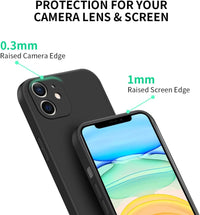 Silicone Case for Apple iPhone 12 - Black