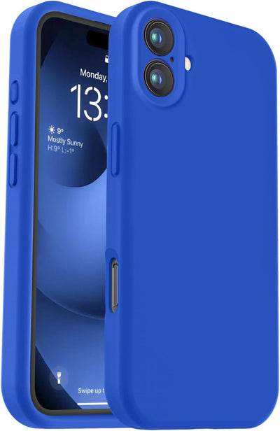 Silicone Case for Apple iPhone 16 - Blue