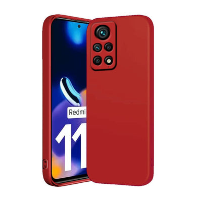 Silicone Case for Xiaomi Redmi Note 11 Pro - Burgundy