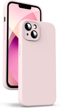 Silicone Case for Apple iPhone 15 Plus - Beige