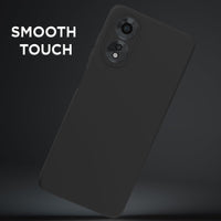 Silicone Case for OPPO A38 - Black