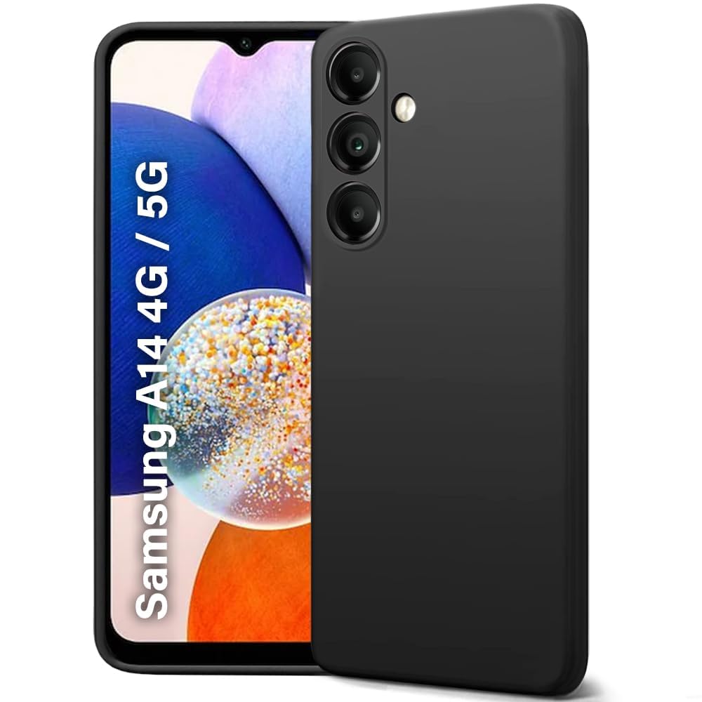 Silicone Case for Samsung Galaxy A14 - Black