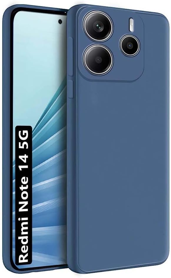 Silicone Case for Xiaomi Redmi Note 14 4G - Blue