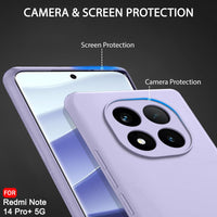 Silicone Case for Xiaomi Redmi Note 14 Pro - Purple