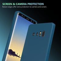 Silicone Case for Samsung Galaxy Note 8 - Blue