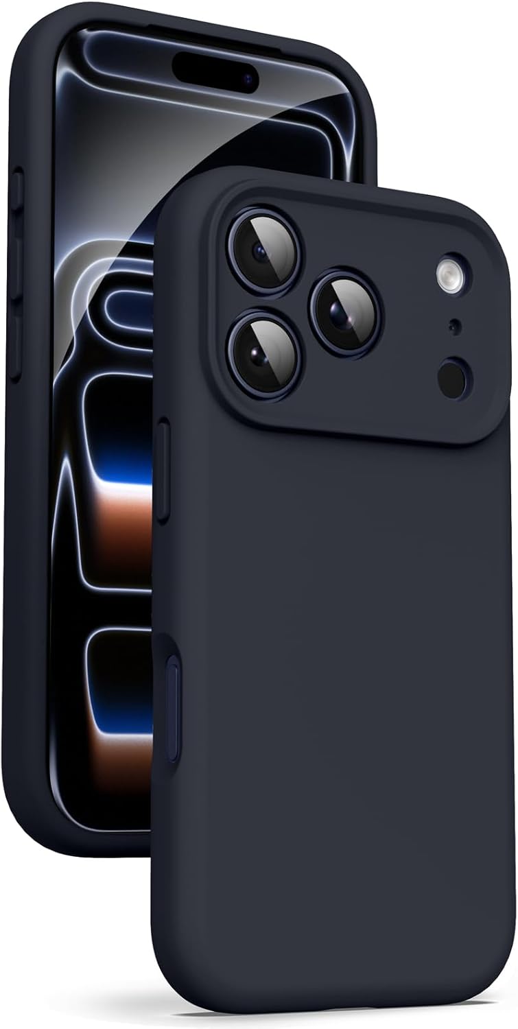 Silicone Case for Apple iPhone 17 Pro - Black