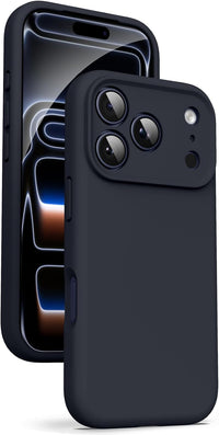 Silicone Case for Apple iPhone 17 Pro - Black