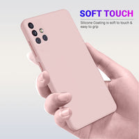 Silicone Case for Samsung Galaxy A51 - Beige