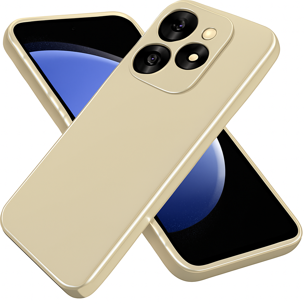 Silicone Case for TECNO Spark 20 Pro - Beige