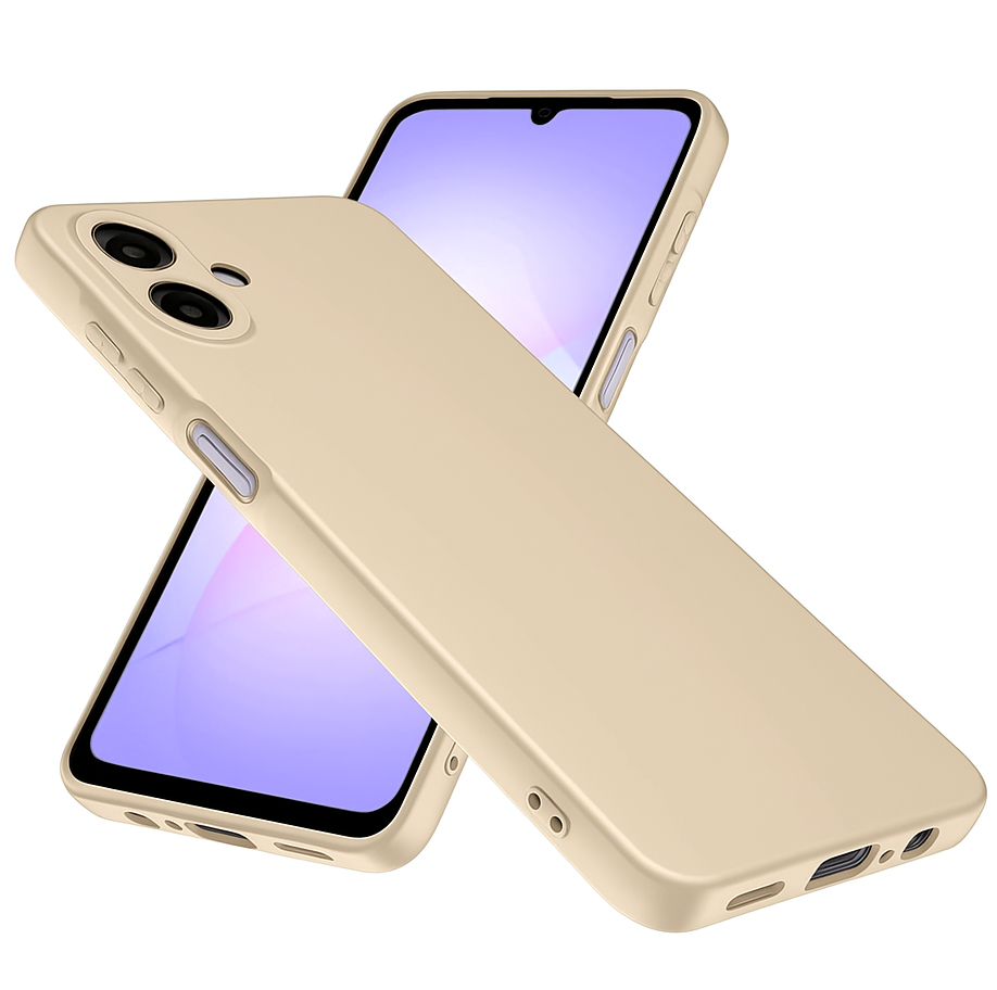 Silicone Case for Samsung Galaxy A07 - Beige
