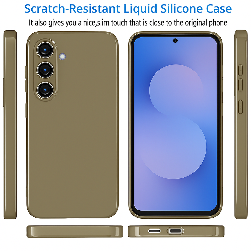 Silicone Case for Samsung Galaxy S25 FE FE - Beige