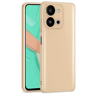 Silicone Case for vivo Y28 - Beige