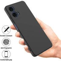 Silicone Case for Motorola Moto G04 (4G) - Black