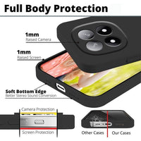 Silicone Case for Xiaomi Redmi Note 14 Pro - Black