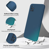 Silicone Case for Samsung Galaxy A51 - Blue