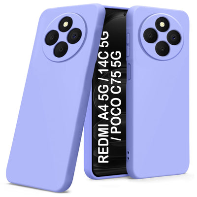 Silicone Case for Xiaomi Redmi 14C - Purple