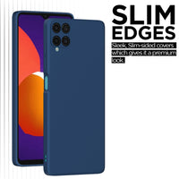 Silicone Case for Samsung Galaxy A12 - Blue