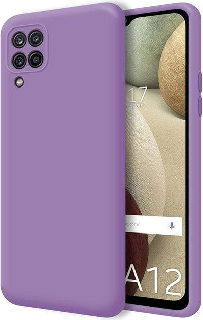 Silicone Case for Samsung Galaxy A12 - Purple