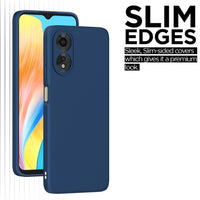 Silicone Case for OPPO A38 - Blue