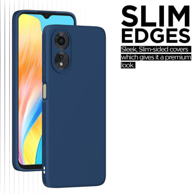 Silicone Case for OPPO A38 - Blue