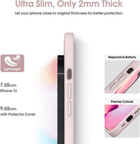 Silicone Case for Apple iPhone 15 Plus - Beige