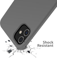 Silicone Case for Apple iPhone 12 - Grey