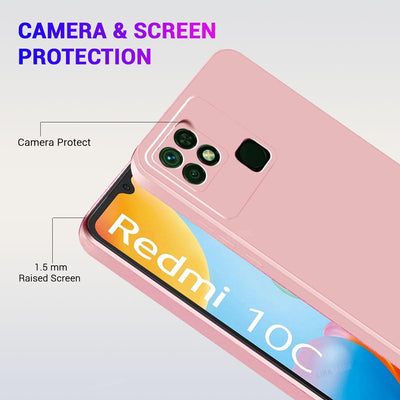 Silicone Case for Xiaomi Redmi 10C - Pink