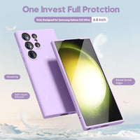 Silicone Case for Samsung Galaxy S23 Ultra - Purple