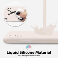 Silicone Case for Apple iPhone X - Beige