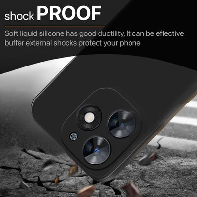 Silicone Case for Infinix Note 50 - Black
